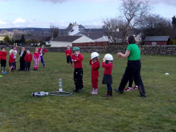 Kirkcowan pupils ready to launch their rockets