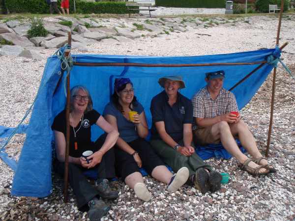 Dumfries and Galloway Outdoor and Woodland Learning Group beach schools skills share and CPDe
